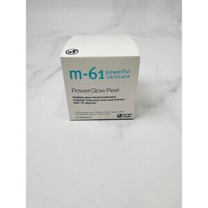 M-61 PowerGlow Peel Best Selling 30 Skincare Treatment Wipes  Clean Beauty NWT